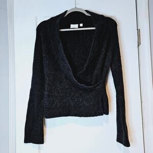 Anthropologie Tessa Faux Wrap Sweater